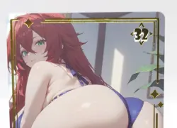 Goddess Story - Anime Waifu Trading Card - Rias Gremory - Image 1