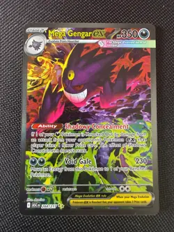 Mega Gengar ex 284/217 SIR Secret Rare Pokemon Card Ascended HEROES PACK FRESH - Image 1