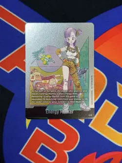 Energy Marker E-73 Silver Bulma Manga Booster 02 Dragon Ball Card English - Image 1