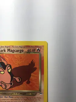 Dark Magcargo 18/105 - Neo Destiny Non Rare Pokemon Card - Played Condition - Image 2