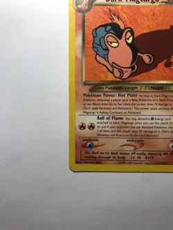 Dark Magcargo 18/105 - Neo Destiny Non Rare Pokemon Card - Played Condition - Image 4