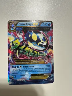 Pokemon TCG Mega Primal Kyogre EX Holo Ultra Rare Card 55/160 Primal Clash - Image 1