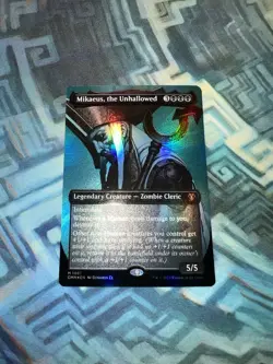 MTG Textured Foil Mikaeus, the Unhallowed NM Unplayed Commander Masters - Image 3