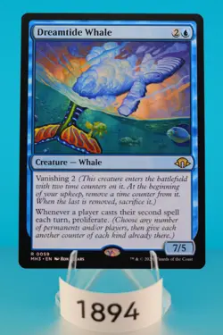 MTG Dreamtide Whale Modern Horizons 3 Regular #59 - Image 1