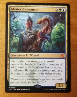 MTG 1x Master Biomancer, NM, Ravnica: Clue Edition, +1/+1 Counters Power Mutant - Image 1
