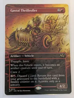 Gastal Thrillroller (Borderless) Aetherdrift - MTG RARE - Image 1