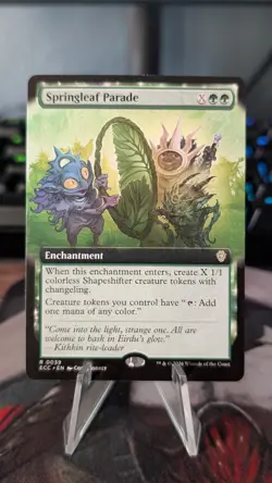 Springleaf Parade (Extended Art) Commander: Lorwyn Eclipsed Regular - Image 1