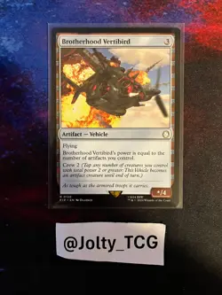 #128 Brotherhood Vertibird Universes Beyond: Fallout Rare - Image 1