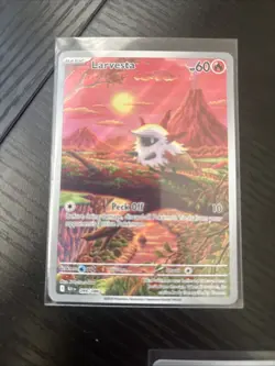 Pokemon Card Lot 5 English IR AR Riolu promo wooper golurl cinccino larvesta - Image 4
