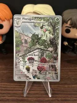 Pokemon TCG Floragato 197/193 S&V Paldea Evolved Illustration Rare Full Art Holo - Image 1