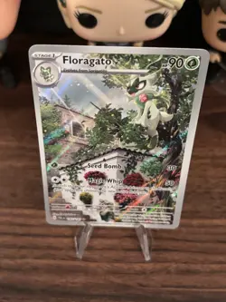 Pokemon TCG Floragato 197/193 S&V Paldea Evolved Illustration Rare Full Art Holo - Image 2