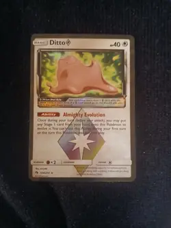 Ditto Prism Star Prism Rare SM - Lost Thunder 154/214 Mint Holodex Pokemon - Image 1