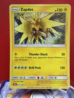 Zapdos 012/034 CLC Classic Collection Holo Pokemon NM+ #585 - Image 1