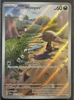 Paldean Wooper 102/094 Holofoil ME02: Phantasmal Flames Pokemon Full Art Rare ! - Image 1