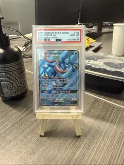 2018 Pokemon Sun& Moon Forbidden Light 120 FULL ART Greninja GX PSA 10 - Image 1