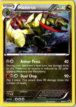 Pokemon tcg: Black and White Promos Haxorus #BW57 - Holo - LP Promo .VO5 - Image 1