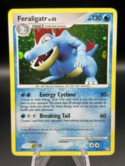 Pokemon TCG Feraligatr 8/123 Diamond & Pearl Mysterious Treasures Holo - Image 1