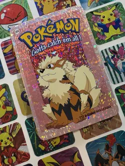 Pokemon 151 Vintage Pocket Monsters Vending HOLO Prism Sticker 2000 Nintendo - Image 1