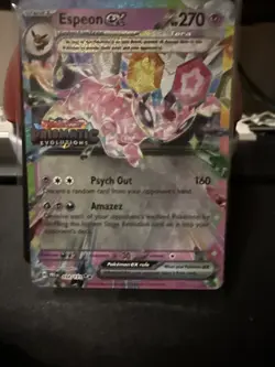 Espeon EX 034/131 Prismatic Evolutions Stamped Promo Pokemon TCG NM (sealed) - Image 1