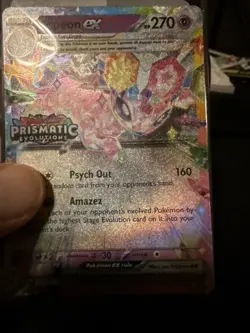 Espeon EX 034/131 Prismatic Evolutions Stamped Promo Pokemon TCG NM (sealed) - Image 2