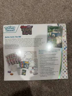 POKEMON CENTER EXCLUSIVE SEALED! Scarlet & Violet 151 ETB Elite Trainer Box. 820650854668 - Image 2