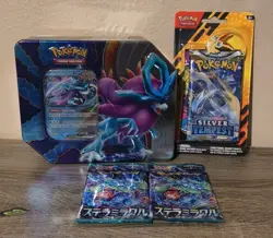 Pokemon Paradox Clash Tin + Silver Tempest And Fusion Strike Victini Blister - Image 1