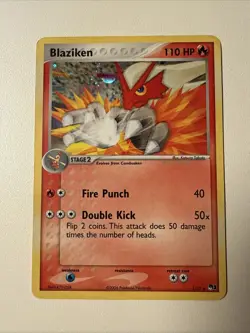 Pokemon TCG Blaziken 1/17 Promo Holo Rare Pop Series 1 MP - Image 1