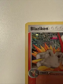 Pokemon TCG Blaziken 1/17 Promo Holo Rare Pop Series 1 MP - Image 4