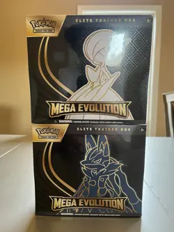 Pokemon TCG Mega Evolution ETB Lot of 2 Lucario & Gardevoir Elite Trainer Boxes - Image 1