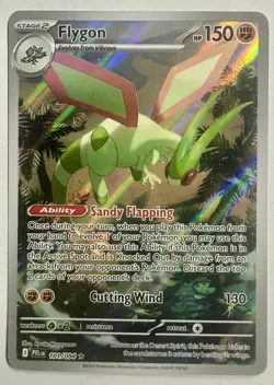 2025 Pokemon Phantasmal Flames Flygon Illustration Rare #101/094 - Image 1