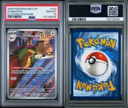 2025 POKEMON MEG EN-MEGA EVOLUTION ILLUSTRATION RARE #153 GUMSHOOS PSA 10 - Image 2