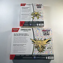 Pokemon TCG: Scarlet & Violet-151 Alakazam & Zapdos Collection Box New 8 Booster - Image 2
