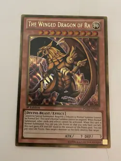 The Winged Dragon of Ra PGLD-EN031 Premium Gold 1st Edition - Image 1