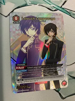 Lelouch Lamperouge UE04BT/CGH-1-092 SR 1 Star | Union Arena TCG NM - Image 1