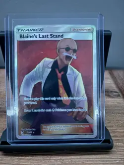 Blaine’s Last Stand 69/70 – Dragon Majesty – Full Art Trainer – NM – Single Card - Image 1