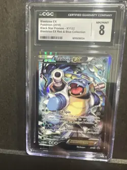 Blastoise EX XY122 Holo Black Star Promo Card - Image 1