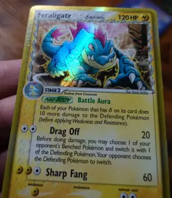 Feraligatr 2/101 Holo EX Dragon Frontiers Delta Species Pokemon Card VLP-LP - Image 5