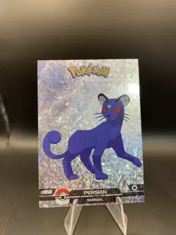 Persian #53 - Cracked Ice Holo - Crystal Dark Black 2025 - Pokemon Card - Image 1