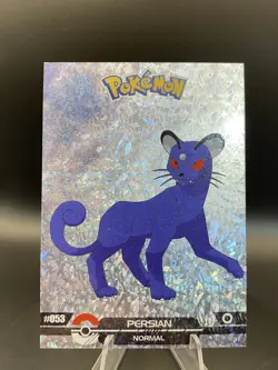 Persian #53 - Cracked Ice Holo - Crystal Dark Black 2025 - Pokemon Card - Image 3
