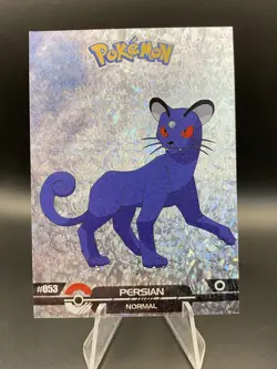 Persian #53 - Cracked Ice Holo - Crystal Dark Black 2025 - Pokemon Card - Image 4