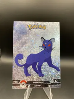 Persian #53 - Cracked Ice Holo - Crystal Dark Black 2025 - Pokemon Card - Image 5