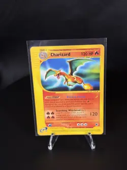 Charizard –Expedition e-Reader 40/165 – Rare – Near Mint Authentic Pokemon Card - Image 1