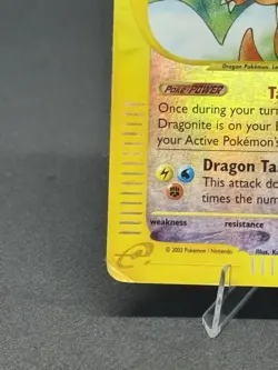 Pokemon TCG Dragonite Expedition Base Set Reverse Holo Holo Card 9/165 - Image 2