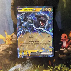 Zekrom ex (Black Bolt 34/86) double rare stamped Pokemon TCG card - Image 1