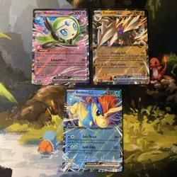 Lot of 3 Pokemon Scarlet Violet double rare cards - Image 1