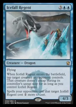 Icefall Regent - Dragons of Tarkir #058/264 MTG Magic The Gathering - Image 1