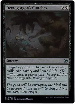 MTG Adventures in the Forgotten Realms Demogorgon's Clutches Foil (Uncommon) - Image 2