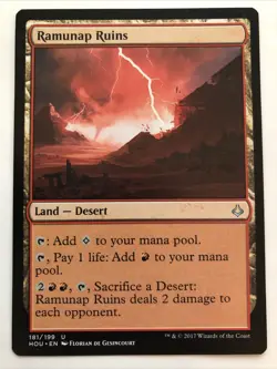 MTG Hour of Devastation Ramunap Ruins 181/199 LP - Image 1