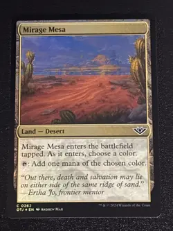 MTG Outlaws of Thunder Junction Mirage Mesa Foil 0262 NM - Image 1