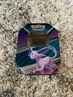 Pokemon TCG Evolving Skies: V Heroes Tin - Espeon V ***EMPTY TIN*** - Image 1